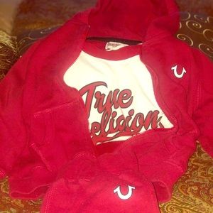 Kids True Religion 3pc sweatsuit